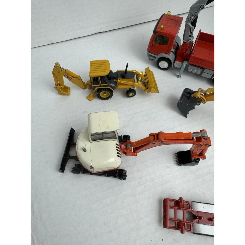 Vintage Die-Cast Toy Vehicle Collection - Assorted Models Missing / Broken Parts
